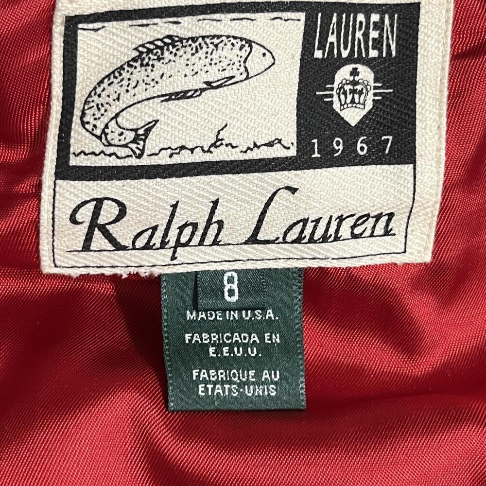 Ralph Lauren Mackinaw Wool Plaid Coat Hunting Country Jacket Made In USA Outdoor - Picture 2 of 9